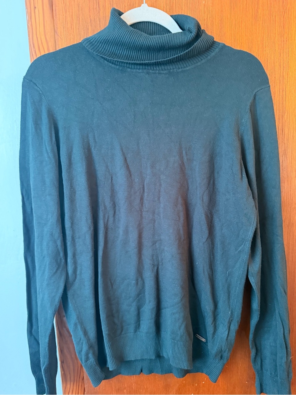 Women’s Dark Green Turtleneck Sweater
